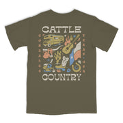 Cattle Country Cut Paper Tee