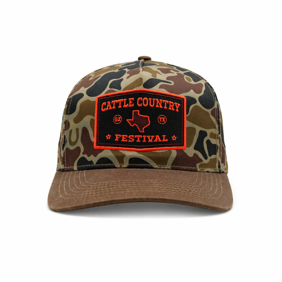 Cattle Country Duck Camo Hat